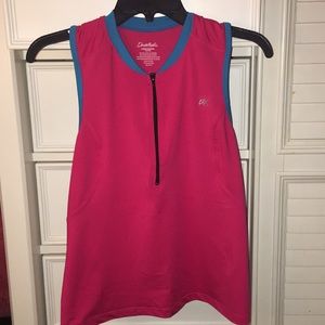 Denise Austin - Pink & Blue Sleeveless Top!!